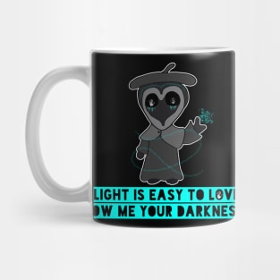 Light Darkness Kawaii Creepy Cute Mug